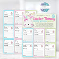Printable easter bunny candy grams for school fundraiser or monthly work or office morale booster